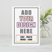 Creëer je eigen aangepaste opa opa Afbeelding Bedankkaart (Staand voorkant)