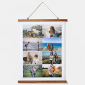 Creëer je eigen Aangepaste reeks 8 Foto collage ha Hangend Wandkleed (Voorkant)