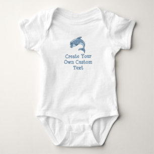 Creëer je eigen aangepaste tekst met Baby Dolphin Romper