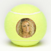 Creëer je eigen aangepaste tennisspeler tennisballen (Achterkant)