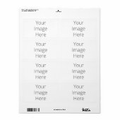 Creëer je eigen aangepaste verzendlabels etiket (Full Sheet)