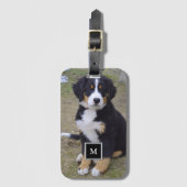 Creëer je eigen aangepaste volledige fotomonogram  bagagelabel (Voorkant (verticaal))