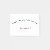 Creëer je eigen advertentiepad post-it® notes (Voorkant)