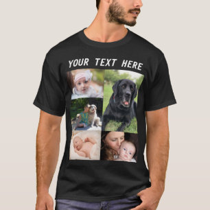 Creëer je eigen afbeelding Collage Photo Family T-shirt