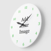 Creëer je eigen afbeelding klok. Voeg je eigen fot Grote Klok (Hoek)