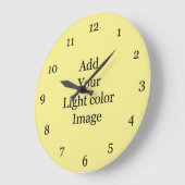 Creëer je eigen afbeelding klok. Voeg je eigen fot Grote Klok (Hoek)