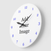 Creëer je eigen afbeelding klok. Voeg je eigen fot Grote Klok (Hoek)