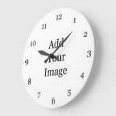 Creëer je eigen afbeelding muurklok. grote klok (Hoek)