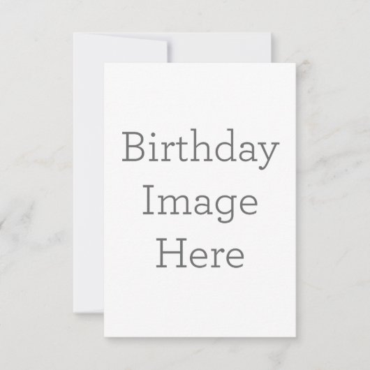 8.9 x 12.7 cm Enkele bedankkaart (Voorkant)