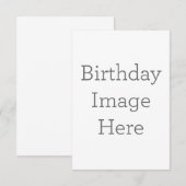 8.9 x 12.7 cm Enkele bedankkaart (Voorkant / Achterkant)