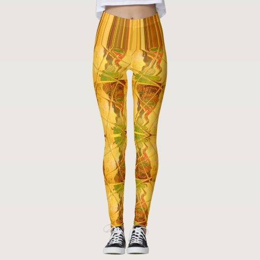 Creëer je eigen Afrikaanse dameskleding Leggings (Voorkant)