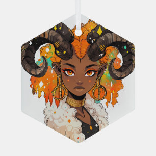 Creëer Je Eigen Afro-Amerikaanse Vrouw Ram Glas Ornament