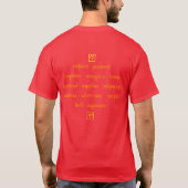 Creëer Je Eigen Afro-Amerikaanse Vrouw Ram T-shirt (Achterkant)