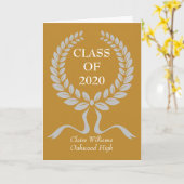 Creëer je eigen Afstuderen gefeliciteerd Kaart (Gele Bloem)