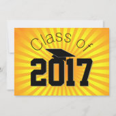 Creëer je eigen Afstuderen Kool aanpassen Uitnodig Kaart (Voorkant)