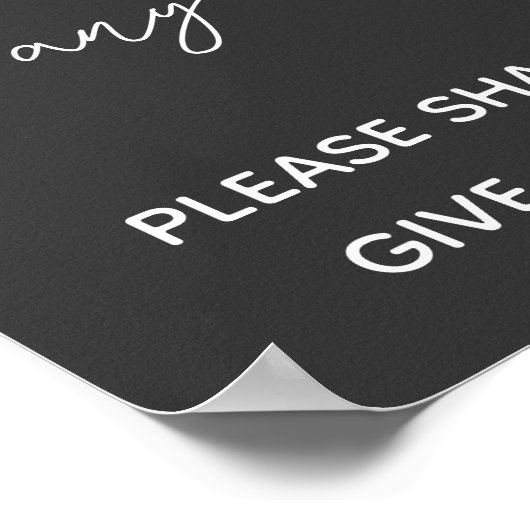 creëer je eigen AFSTUDEREN partijteken, Onthoud wa Poster (Hoek)