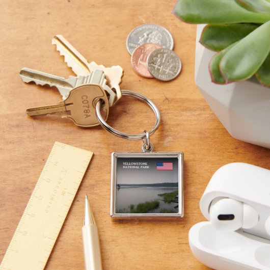 Creëer je eigen Amerikaanse reissouvenir foto Sleutelhanger (Bureau)