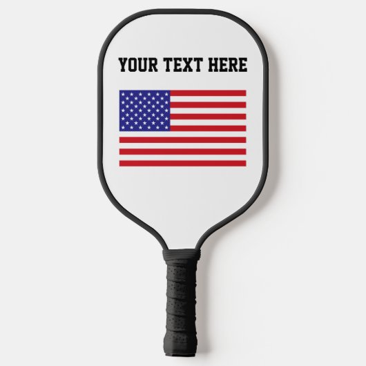 Creëer je eigen Amerikaanse vlag Pickleball Paddle (Achterkant)