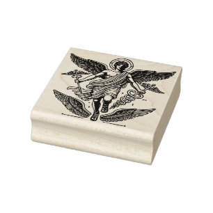 Creëer Je Eigen Asclepius Griekse God Genezing Rubberstempel