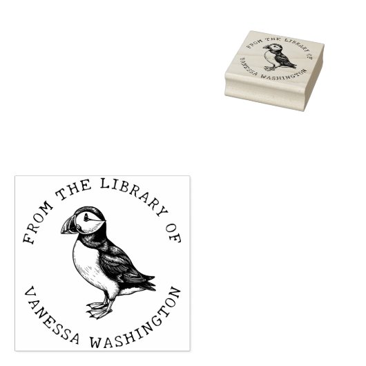 Creëer je eigen Atlantische papegaaiduiker uit de  Rubberstempel (Gestempeld)