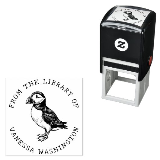 Creëer je eigen Atlantische papegaaiduiker uit de  Zelfinktende Stempel (In situ)