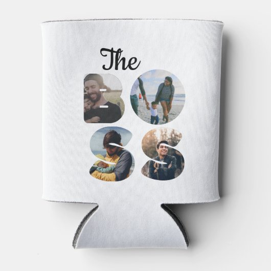 Creëer je eigen baas fotokoppel. blikjeskoeler (Voorkant)