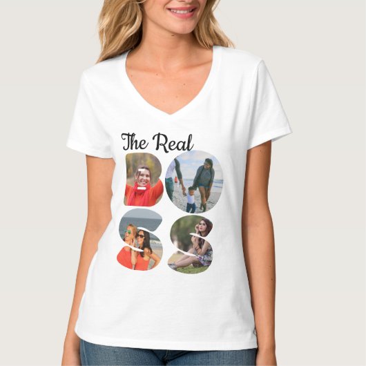 Creëer je eigen baas fotokoppel. t-shirt (Voorkant)