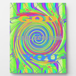 Creëer Je eigen Baby Kinder God zegene je Fotoplaat