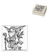 Creëer Je Eigen Bejaarde Elfen Reiziger Rubberstempel (Gestempeld)
