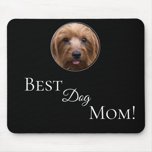 Creëer Je eigen beste hond persoonlijke foto Muismat (Voorkant)