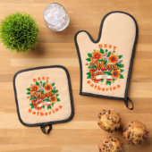 Creëer je eigen beste moeder ooit ovenwant & pannenlap set (Top down)