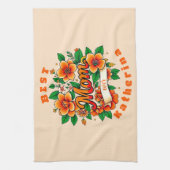 Creëer je eigen beste moeder ooit theedoek (Verticaal)