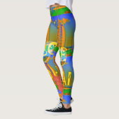 Creëer je eigen bestemming Ik hou van Dubai Mode Leggings (Links)