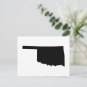 Creëer Je eigen beweging naar Oklahoma Aankondigin Briefkaart (Staand voorkant)