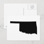 Creëer Je eigen beweging naar Oklahoma Aankondigin Briefkaart (Voorkant / Achterkant)