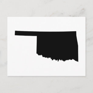 Creëer Je eigen beweging naar Oklahoma Aankondigin Briefkaart