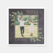 Creëer Je eigen bijtende eucalyptusbruiloft Servet (Voorkant)