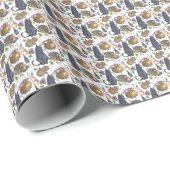 Creëer Je eigen Black Cat Tarot Magic Cadeaupapier (Rol Hoek)