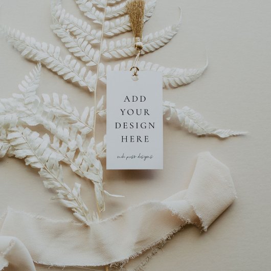 Creëer-je-eigen blanco cadeau Labels Cadeaulabel