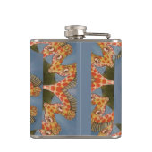 Creëer Je eigen blanco Giraffes Heupfles (Achterkant)