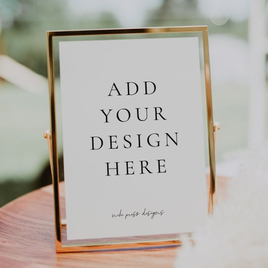 Creëer-je-eigen blanco teken poster