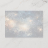 Creëer je eigen blauw geel vuurwerk advieskaart (Achterkant)