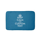 Creëer je eigen blauw houdt je kalm met badtapijt badmat (Voorkant)