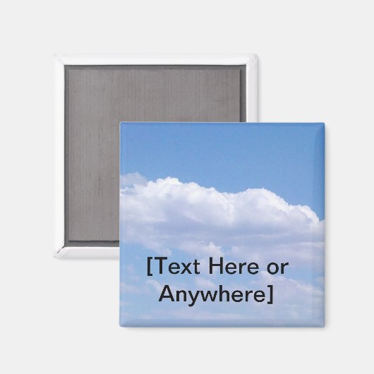 Creëer je eigen Blue Sky Magnet (Voorkant / Achterkant)