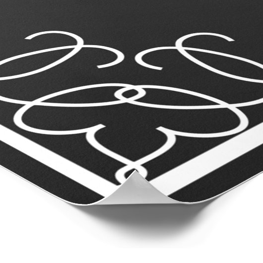 Creëer je eigen bord trouwbord poster (Hoek)