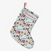 Creëer Je eigen bos creaties Kleine Kerstsok (Voorkant (Hangend))