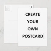 CREËER JE EIGEN BRIEFKAART (Voorkant / Achterkant)
