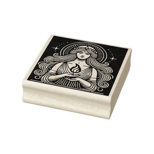 Creëer Je Eigen Brigid Godin Vuur Haard Thuis Rubberstempel (Stempel)
