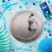 Creëer je eigen bruid en bruidegom trouwfoto papieren bordje (Feest)