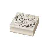 Creëer je eigen bruiloft met snoepje op de datum rubberstempel (Stempel)